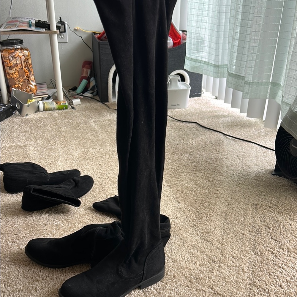 Black Over-the-Knee Boots